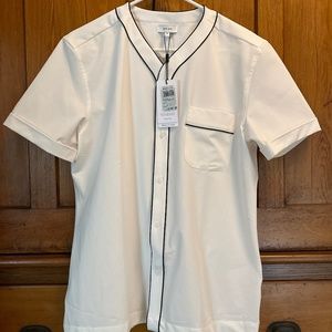 Reiss baseball style shirt